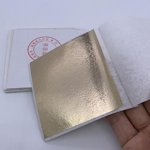 Papel de aluminio de imitación dorado de alta calidad, 8X8,5 Cm, 1000 unidades por paquete, dorado antiguo, Taiwán - Product Image 1