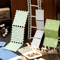 30 feuilles de papier décoratif créatif à cadre irrégulier, fait main, pour la création de collages, par paquet de papier