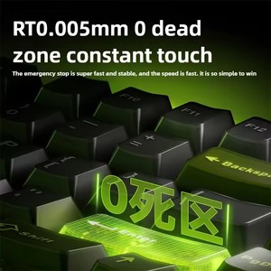 Vgn Neon 75 Ông Pro Siêu Chuyển Đổi Từ Tính Hiệu ứng Hall Gasket Bàn Phím Chơi Game 0.1MS Độ trễ rt0.005mm BT 2.4G Có Dây Nhôm Trường Hợp - Product Image 6