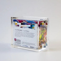 Yageli étui en acrylique transparent personnalisé Pokemoned Etb couvercle magnétique boîte de rappel de Pokemoned en acrylique vitrine pour boîte d'entraîneur d'élite