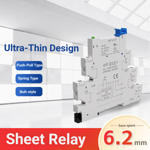 Thu nhỏ điện từ tiếp sức mô-đun 24VDC căng thẳng Kẹp kết nối DIN đường sắt dẫn làm việc chỉ số ánh sáng 41f-1z-c2-1 SSR Rơ Le - Product Image 5