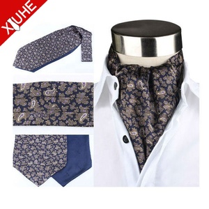 <span class=keywords><strong>Cravate</strong></span> Paisley <span class=keywords><strong>Ascot</strong></span> Réversible 100% <span class=keywords><strong>Soie</strong></span> Homme - Product Image 2