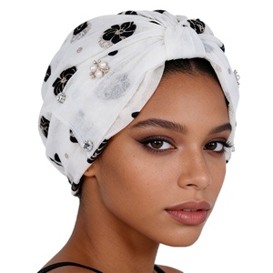 Hiyab Instantáneo de Moda 2026, Elegante y Lujoso, con Cuentas, para Bodas y Banquetes, para Mujeres, <span class=keywords><strong>F122</strong></span> - Product Image 2