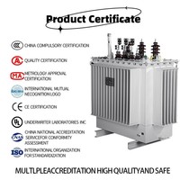 Transformateur de puissance triphasé immergé dans l'huile UL CUL CE 50/60HZ 100KVA 300KVA 500KVA 630KVA 1000KVA 10KV 20KV 35KV pour alimentations électriques