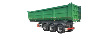 Diskon besar 3 AS 4 AS 40 ton 60 ton 100 ton bentuk U Dump Trailer Tipper Trailer Dump Semi Trailer