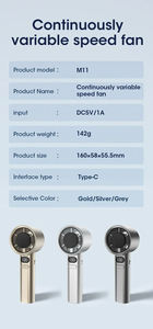 Ventilador de Mano Portátil, 120 Velocidades de Viento, Mini Ventilador de Mano sin Aspas, Ventiladores Personales Recargables por USB de Alta Velocidad, Ventilador para Pestañas - Product Image 3