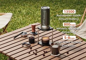 <span class=keywords><strong>Machine</strong></span> à café portable CERA+PCM03S-MAX, café moulu 18g-20g, panier de 58 mm, batterie 13500, 5-8 tasses, chauffage sans fil, voiture, maison - Product Image 6