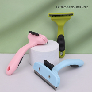 Brosse et couteau à poils pour animaux de compagnie en plastique pour le toilettage professionnel des animaux - Product Image 2