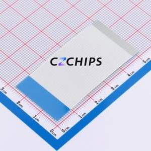 FFC-1.0-24P-50mm-B FFC Cable (Flexible Flat Cable) P=1mm Connector 24P 1mm 0.3mm Reverse - Product Image 2