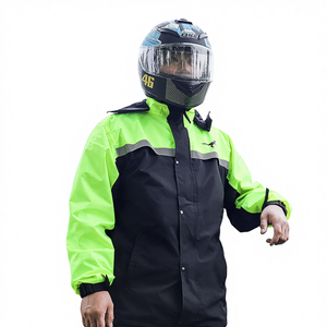 Combinaison de <span class=keywords><strong>moto</strong></span> coupe-vent épaissie et imperméable pour hommes, imperméable de chevalier pour le camping à l'épreuve de la pluie - Product Image 1