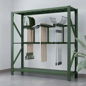 رفوف تخزين رخيصة متعددة الوظائف أرفف فولاذية متينة رفوف أصلية 4 طبقات - Product Image 6