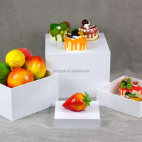 Présentoir en acrylique de décoration de mariage personnalisé SHP et présentoir en acrylique pour desserts, gâteaux, collations, buffets