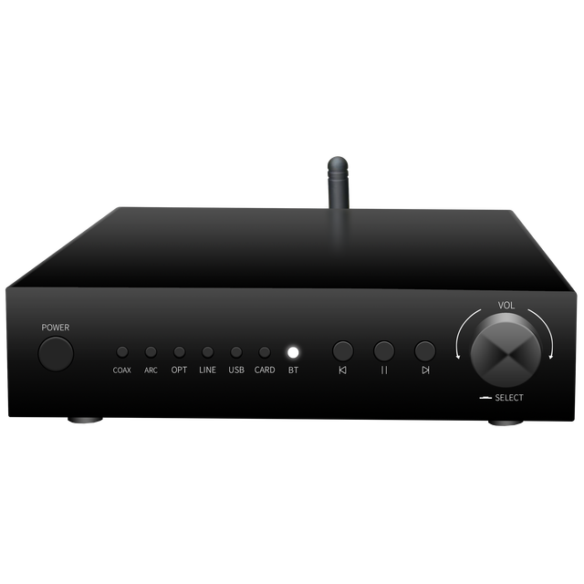 High Quality Digital Power Amplifier 4-8 Ohm Impedance for Home Theater,4*60W Background Music Power Amplifier
