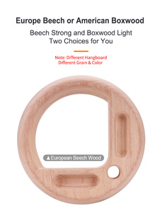 Anillo de Gimnasia de Madera Natural Personalizado, Producto Deportivo y de Entretenimiento, Tabla de Escalada de Madera - Product Image 3