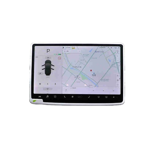 Dedicated PVC Protective Cover for Tesla Navigation Screen New Energy Silicone Screen Protection Modification Accessories