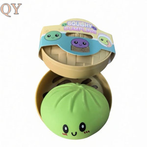 QY Colorful Dumpling <b>Squishy</b> Toy Slow Rising Stress Relief Sensory Fidget Squeeze Ball Soft Toy for Kids Adults - Product Image 2