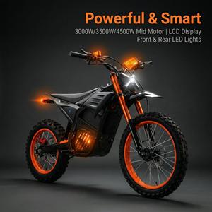 Motocicleta Todoterreno de 2000W, Batería de Litio de 60V 25Ah, Motor sin Escobillas de 130kg, Sensor Impermeable, 60-70km de Autonomía - Product Image 3