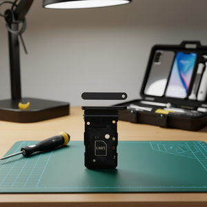 Bandeja para Tarjeta SIM para Samsung Galaxy S21 Ultra 5G G998B Negro - Product Image 3