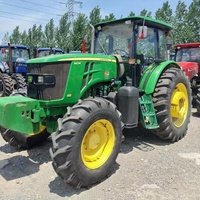 Tracteur John Dere 140HP d'occasion en bon état, tracteur JD, tracteurs agricoles d'occasion à vendre