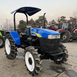 Sıcak satış yeni Model kullanılmış yenilenmiş New_Holland SNH754 tarım traktör 4x4 WD şimdi ihracat için hazır!