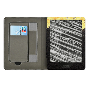 GSCASE Étui de protection pour Kindle en cuir de luxe et multicolore pour peintures, support de dragonne et lecteur pour Kindle Paperwhite 5 <span class=keywords><strong>2021</strong></span> - Product Image 1