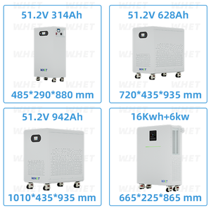 51.2Vセパレート型太陽光蓄電池 100Ah 200Ah 300Ah 5-30kWh 壁掛け式LiFePO4リチウムバッテリー CAN対応 - Product Image 3