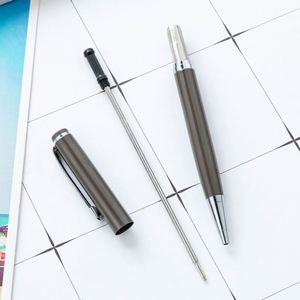 1.0Mm Business Metal Student Writing Gift Promotional With Engraved Logo Twist-Action Ballpoint <b>Pen</b> - Product Image 3