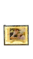 Cadre photo LED en plastique pas cher, lumineux, romantique, cadeau de mariage, souvenir, vente en gros, fourniture d'usine, cadre photo souvenir éclairé