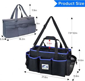 Échantillon gratuit : Sac de rangement pour outils de jardinage, idéal pour hommes et femmes, avec pochette à outils et sac à outils fait main - Product Image 4