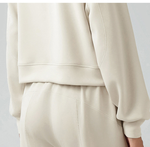 Blouses amples décontractées pour femmes, tuniques, sweat-shirts à capuche élastiques à manches longues avec poche - Product Image 5