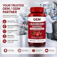 Gummies de Canneberge OEM pour la Santé Urinaire – Soutien aux Voies Urinaires pour Adultes avec D-Mannose et Vitamine D3 – Marque Privée