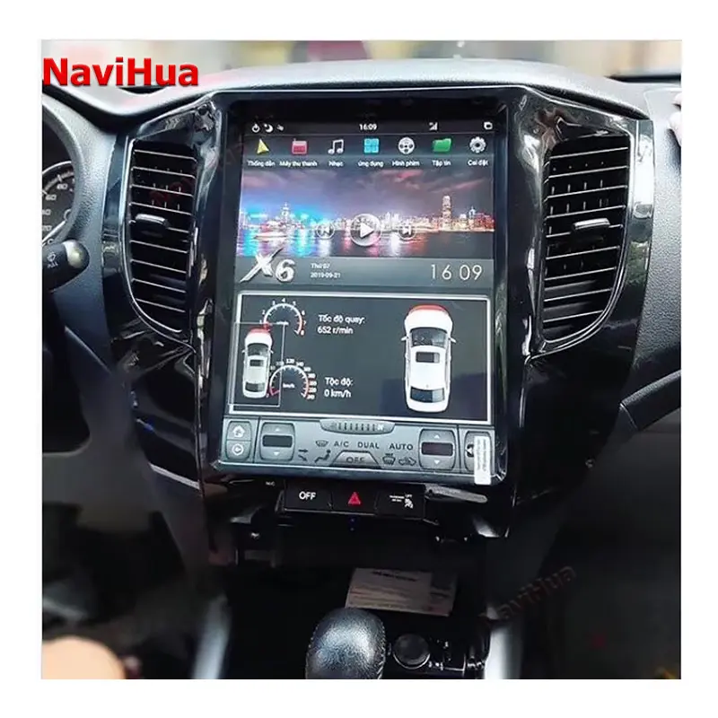 ستيريو سيارة NAVIHUA أندرويد وحدة رئيسية شاشة لمس ملاحة وسائط متعددة لميتسوبيشي L200 تريتون