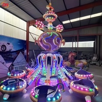 Manège pour enfants en fibre de verre, hélicoptère à commande autonome, pour parcs d'attractions et extérieur, modèle Astro, équipement d'amusement panoramique