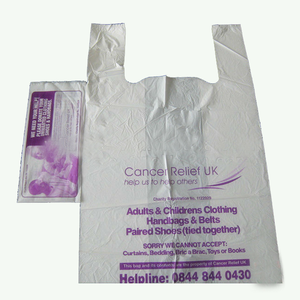 Sacs de charité Laukeamia pour la collecte de vêtements en Grande-Bretagne, sacs de collecte de charité en plastique - Product Image 6