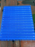 Convoyeur à bande modulaire en plastique série 8500, nouveaux rouleaux et roulements à billes, taille personnalisée pour application alimentaire, marque STK