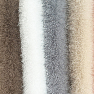 Matériau de bordure en fausse fourrure de renard tendance pour manteaux en coton, chapeaux et détails de costumes traditionnels - Product Image 2