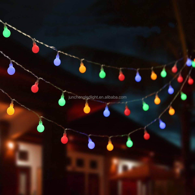 10M 100LEDS Warm White Battery Operated Christmas Tree Decorative Fairy Light Mini LED Globe Ball String Light