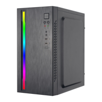 RGB Tam Kule Oyun Bilgisayarı Kasası OEM ATX Mikro Kule Kabin, Oyun Bilgisayar Kasaları ve Kuleleri için HD Ses Sistemiyle