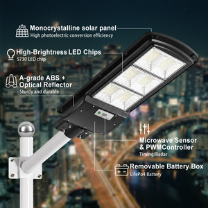 Caméra CCTV WIFI antivol, lampadaire solaire tout-en-un avec des designs uniques - Product Image 3