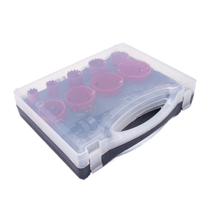 Kit de coupe scie cloche bi-métal 13 pièces, outil de forage de lame, perceuse pilote pour bois, métal, menuisier, plombier - Product Image 6