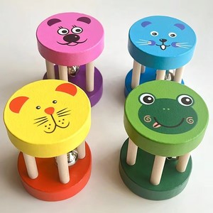 Castagnettes en bois Montessori <span class=keywords><strong>de</strong></span> haute qualité pour bébés, <span class=keywords><strong>instruments</strong></span> à main, jouets éducatifs pour le développement cérébral - Product Image 6