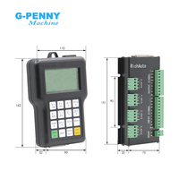 Contrôleur CNC RichAuto DSP A12, contrôleur de mouvement 3 axes d'origine, version anglaise, écran LCD, précision 0,001 mm, vitesse 1 m/s, CNC
