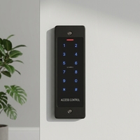 Lector de Tarjetas RFID con Teclado Táctil OEM, Controlador de Acceso ISO 14443A 125kHz/13.56MHz, Carcasa Impermeable de Aleación de Zinc, Interfaz Wiegand