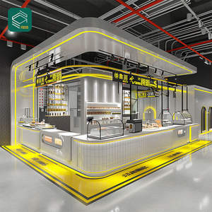 Meubles de comptoir pour Bubble Tea, kiosque à café, centre commercial, kiosque de café, kiosques pour centres commerciaux, café - Product Image 1