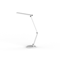Lampe de bureau LED à bras articulé en aluminium, à intensité variable, avec chargement USB, lampe de lecture respectueuse des yeux pour la maison, le bureau et l'étude