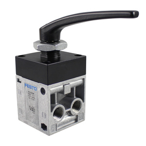 วาล์วมือหมุนแบบโรตารี่ FESTO รุ่น H‑5‑1/4‑B วาล์วควบคุมลมแบบแมนนวล ตัวเรือนอะลูมิเนียมหล่อขึ้นรูป ชิ้นส่วนควบคุมลม - Product Image 2