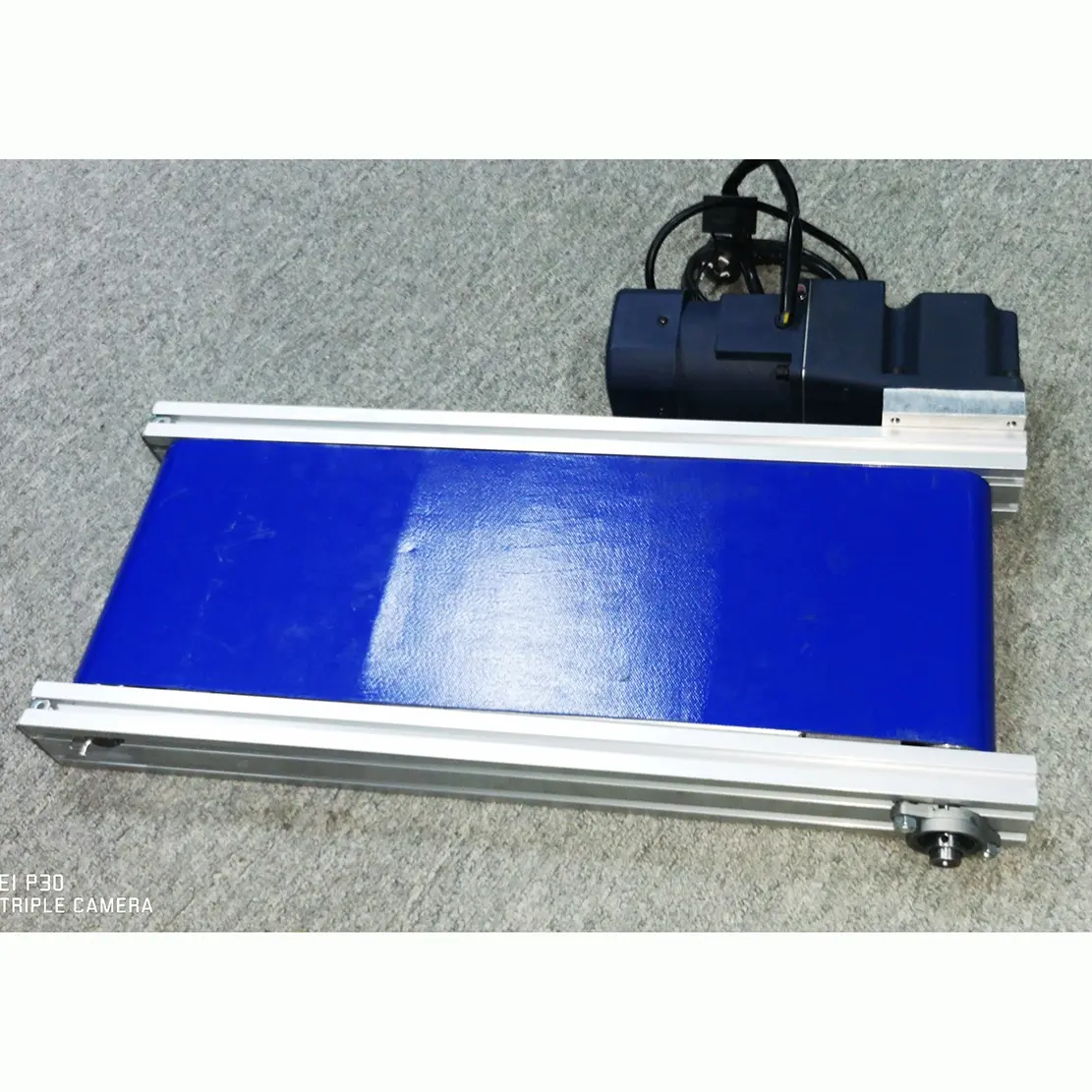 Industrial Portable electric Motor Small PVC belt conveyor price
