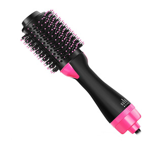 Brosse sèche-cheveux infrarouge à ions négatifs avec concentrateur et diffuseur, styler électrique pour cheveux lisses - Product Image 5