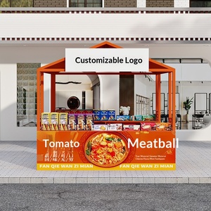 Carrello Espositivo Commerciale per Mercato Notturno, Stand Stradale, Carretto Fiori, Gazebo Smontabile per Eventi, Espositore Promozionale in Ferro - Product Image 2