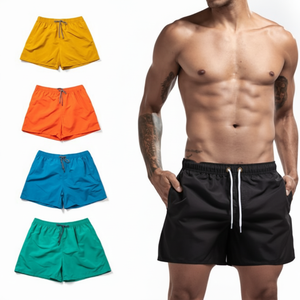 Pantaloncini da bagno estivi da uomo e costume da bagno abbigliamento sportivo per Beachwear - Product Image 1